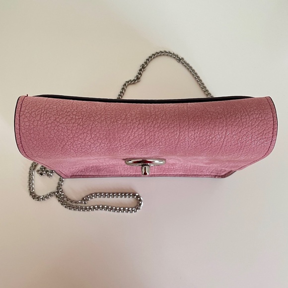 Coach Bowery Crossbody Bag in Glitter Rose / Silver - Picture 8 of 13